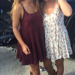 Brandy Melville simple maroon sundress